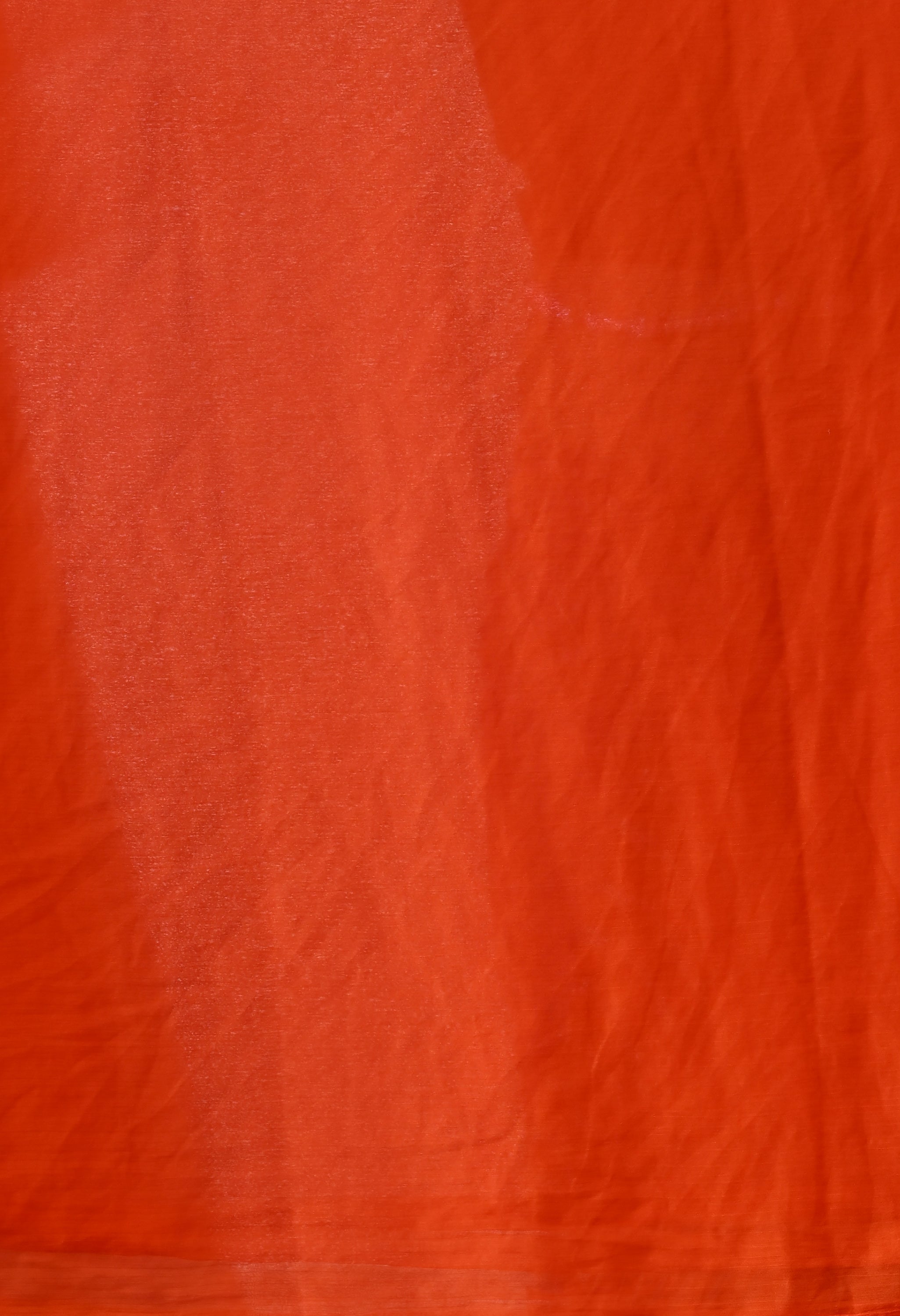 Coral Blaze Italian Chiffon Saree